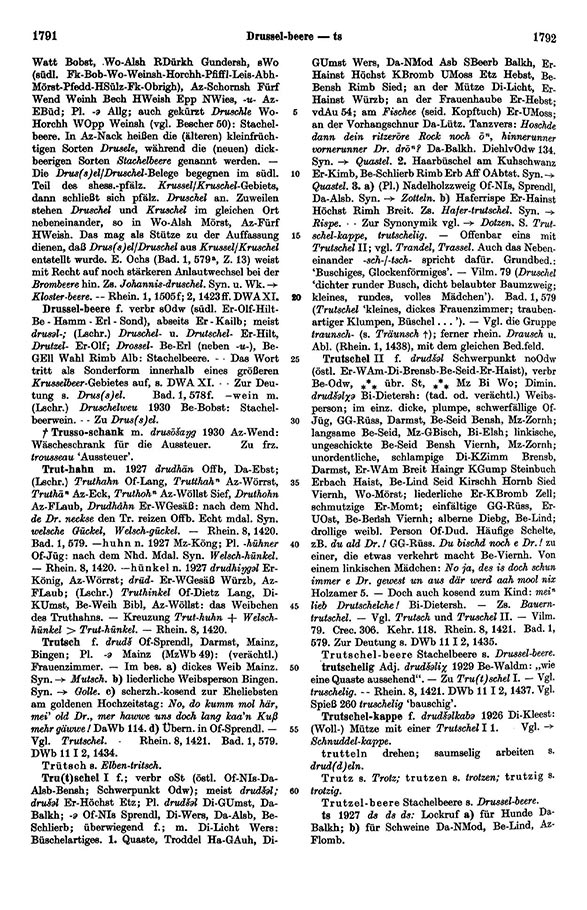 Zum Vergrößern bitte klicken Seitenanzeige: Band 1, Spalten 1791–1792