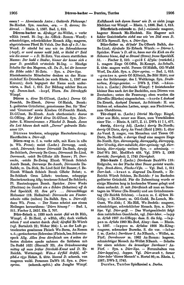 Page View: Volume 1, Columns 1905–1906