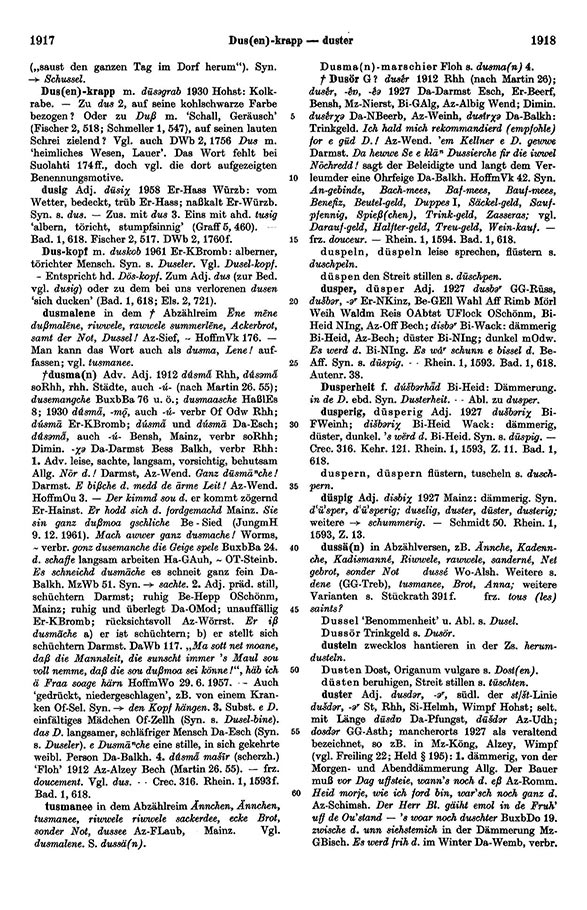 Zum Vergrößern bitte klicken Seitenanzeige: Band 1, Spalten 1917–1918