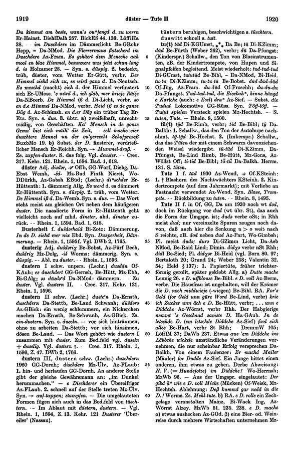Page View: Volume 1, Columns 1919–1920