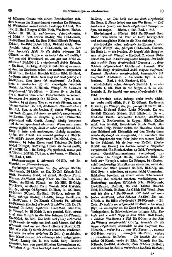Page View: Volume 2, Columns 69–70