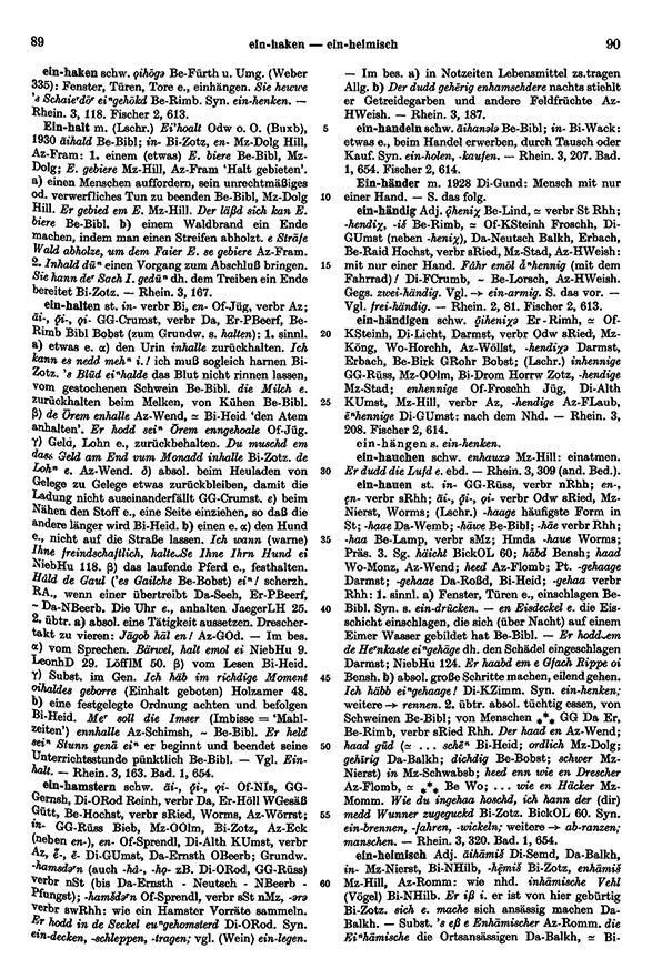 Page View: Volume 2, Columns 89–90