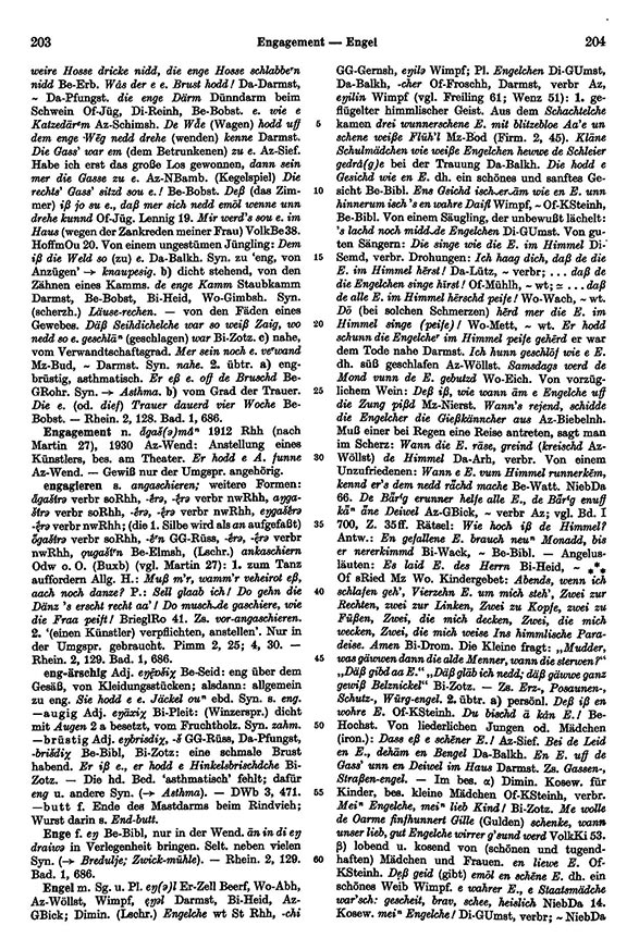 Page View: Volume 2, Columns 203–204
