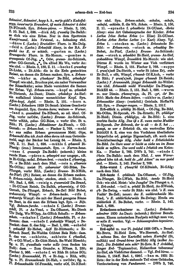 Seitenanzeige: Band 2, Spalten 233–234
