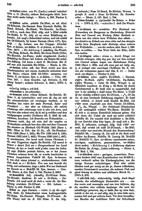 Seitenanzeige: Band 2, Spalten 249–250
