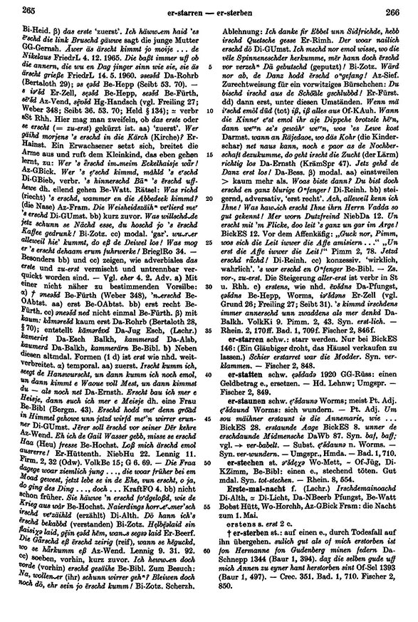 Click to enlarge Page View: Volume 2, Columns 265–266
