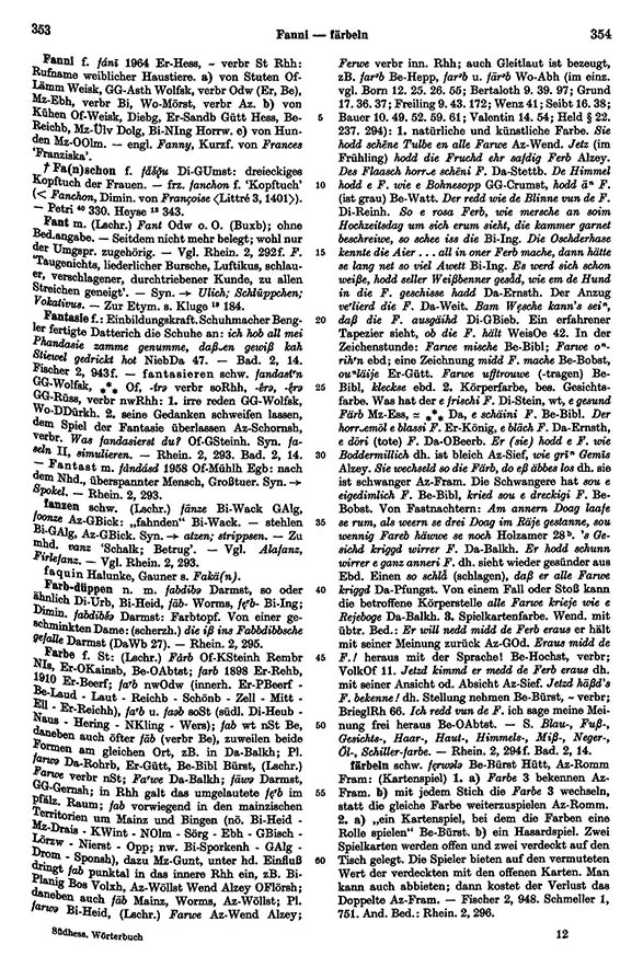 Seitenanzeige: Band 2, Spalten 353–354