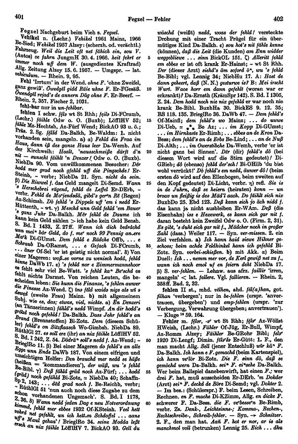 Page View: Volume 2, Columns 401–402