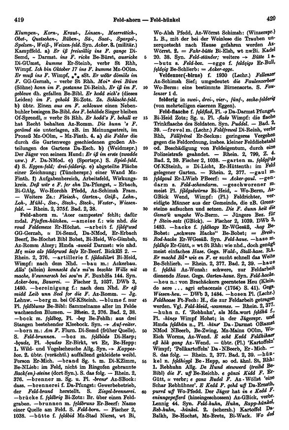 Page View: Volume 2, Columns 419–420