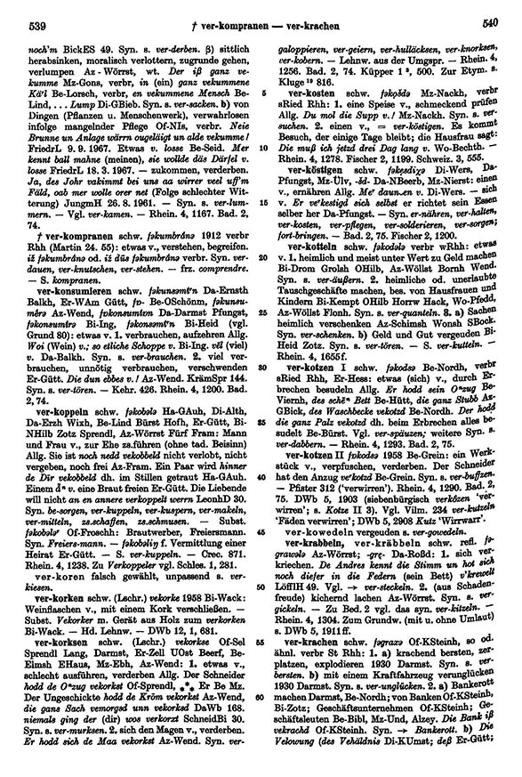 Seitenanzeige: Band 2, Spalten 539–540