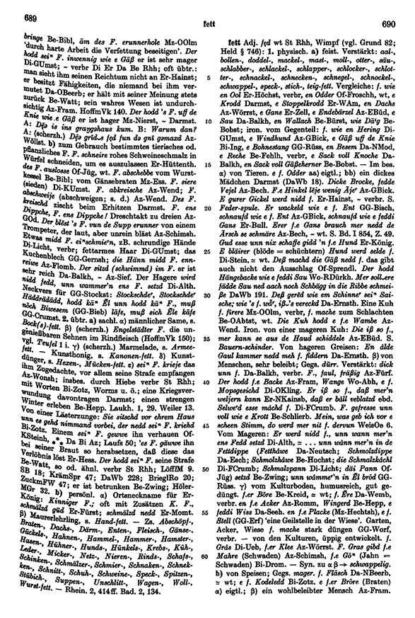 Zum Vergrößern bitte klicken Seitenanzeige: Band 2, Spalten 689–690