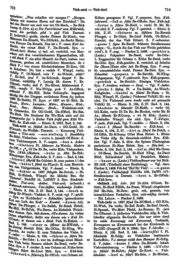 Page View: Volume 2, Columns 713–714