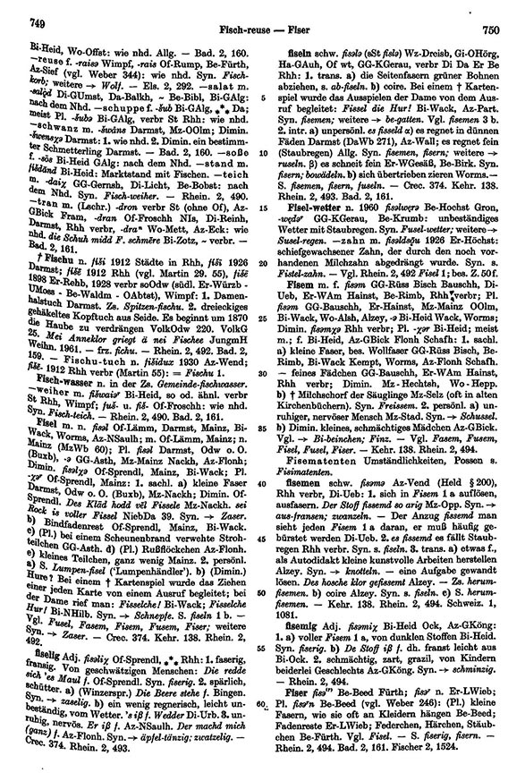 Page View: Volume 2, Columns 749–750