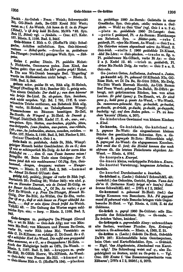 Seitenanzeige: Band 2, Spalten 1205–1206