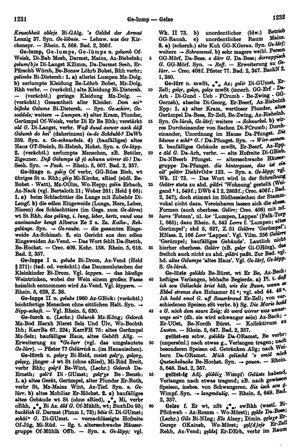 Seitenanzeige: Band 2, Spalten 1231–1232