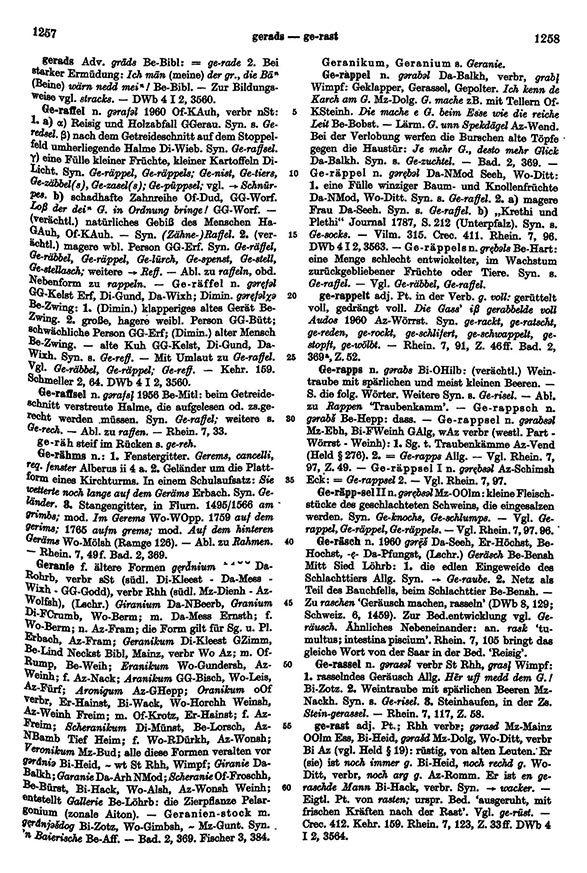 Seitenanzeige: Band 2, Spalten 1257–1258
