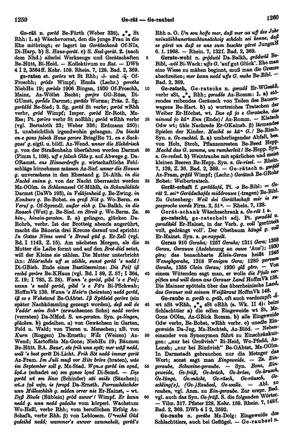 Seitenanzeige: Band 2, Spalten 1259–1260