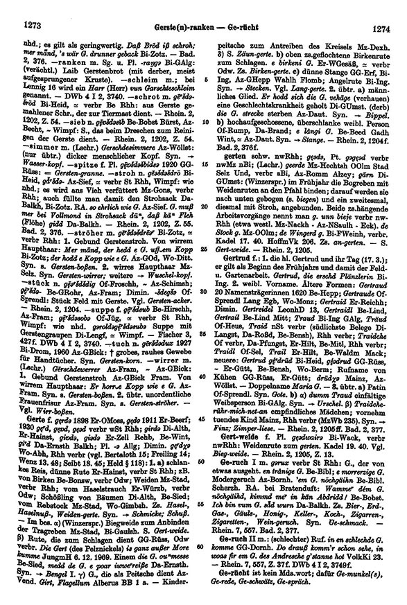 Seitenanzeige: Band 2, Spalten 1273–1274