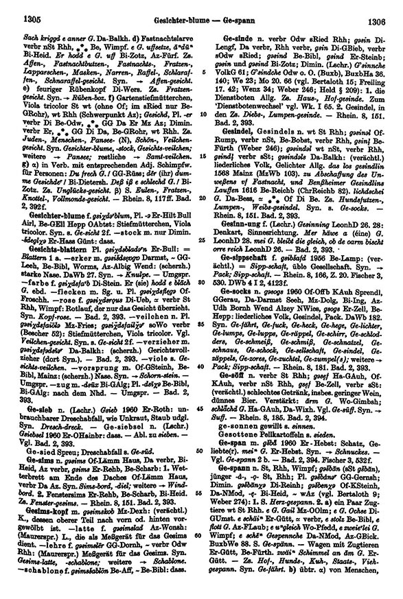 Seitenanzeige: Band 2, Spalten 1305–1306