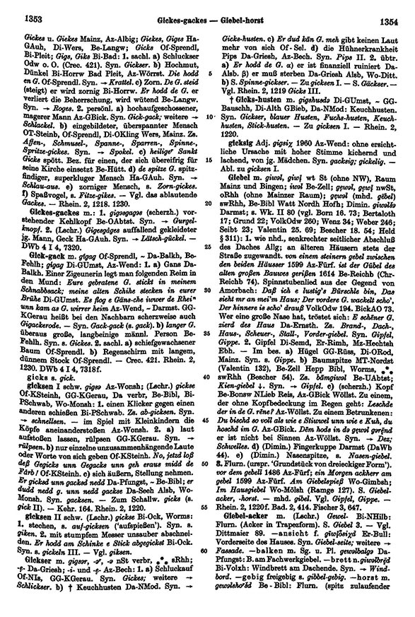 Seitenanzeige: Band 2, Spalten 1353–1354