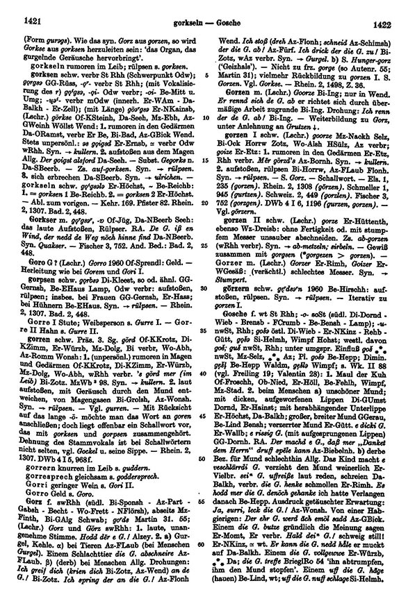 Page View: Volume 2, Columns 1421–1422