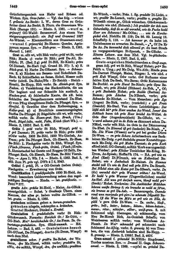 Seitenanzeige: Band 2, Spalten 1449–1450