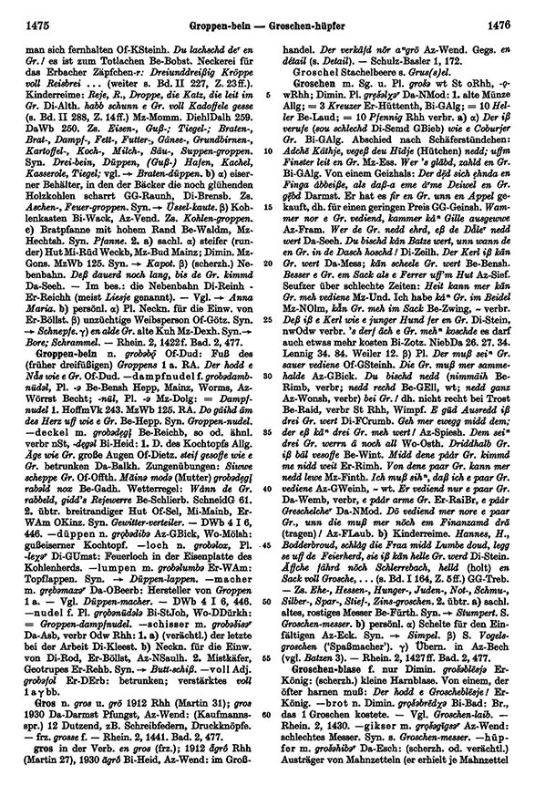 Click to enlarge Page View: Volume 2, Columns 1475–1476