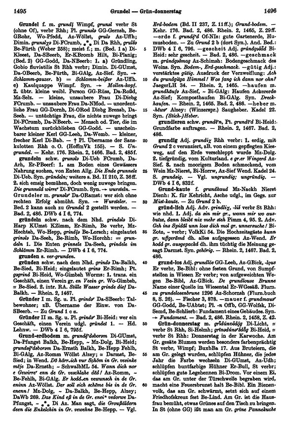 Click to enlarge Page View: Volume 2, Columns 1495–1496