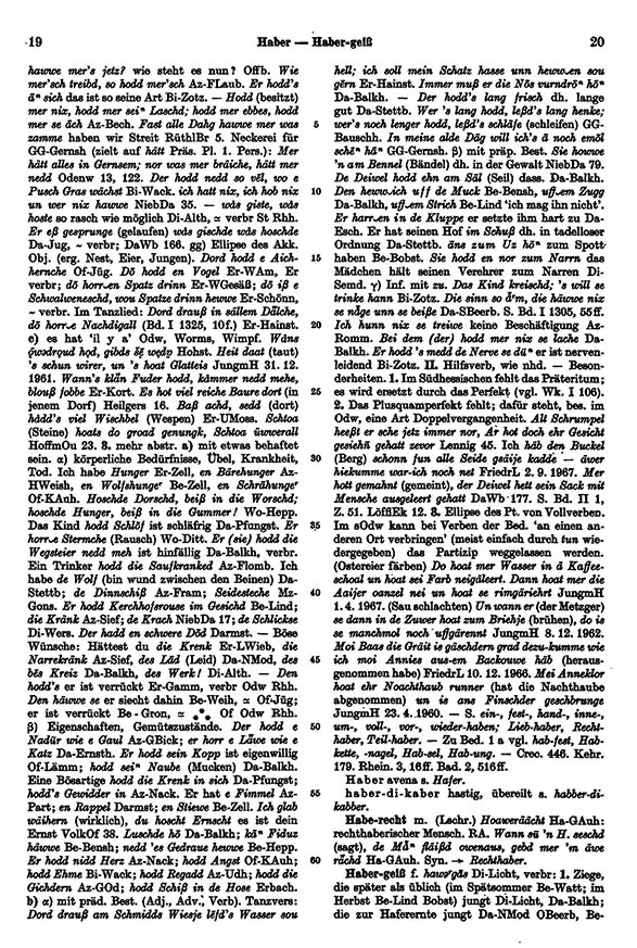Page View: Volume 3, Columns 19–20