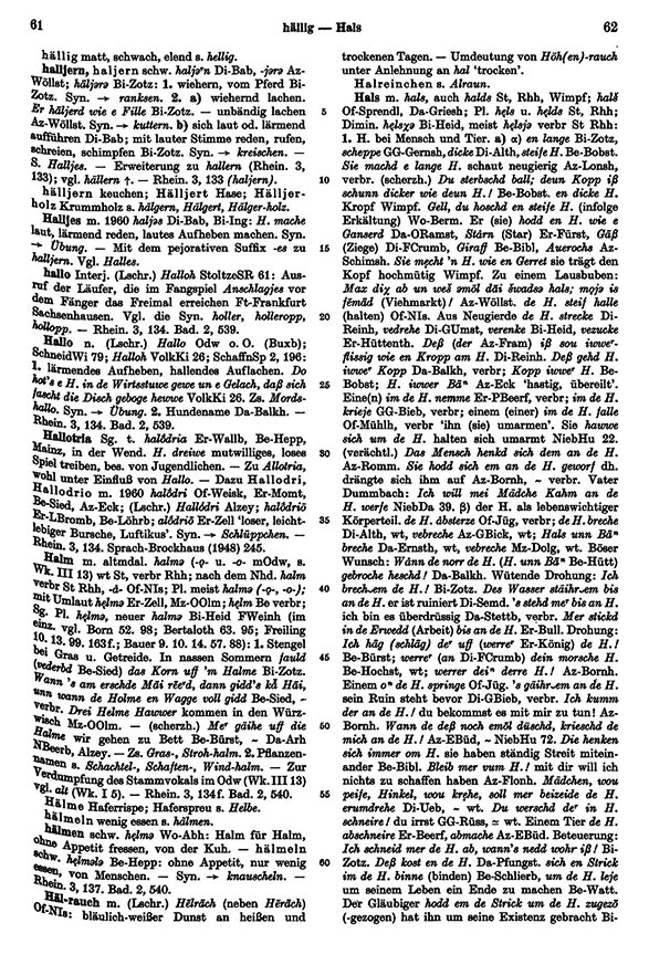 Seitenanzeige: Band 3, Spalten 61–62