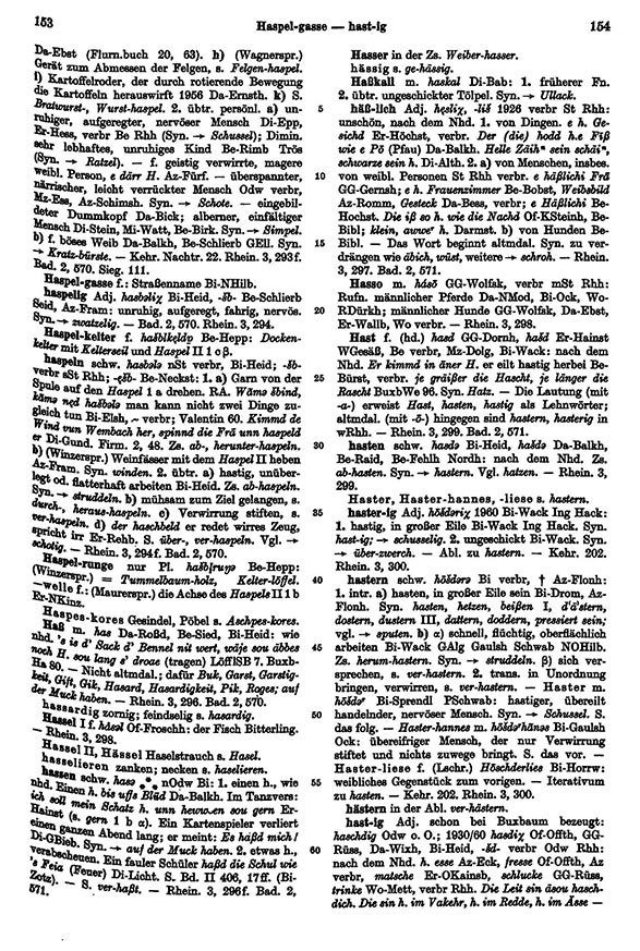 Page View: Volume 3, Columns 153–154