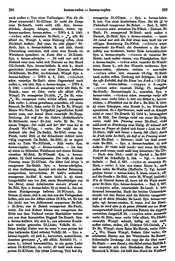 Seitenanzeige: Band 3, Spalten 291–292