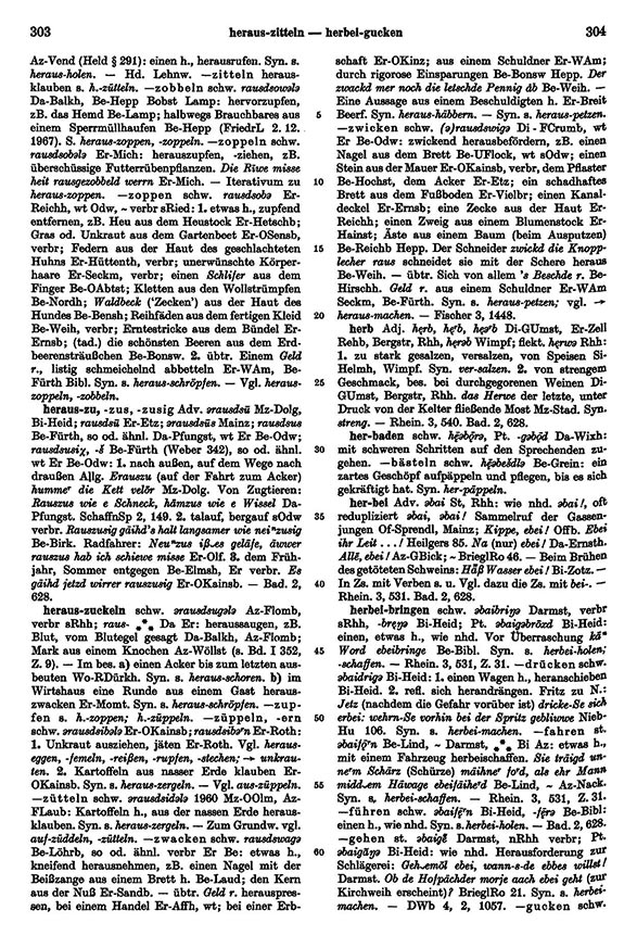 Seitenanzeige: Band 3, Spalten 303–304
