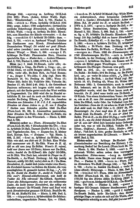 Seitenanzeige: Band 3, Spalten 611–612