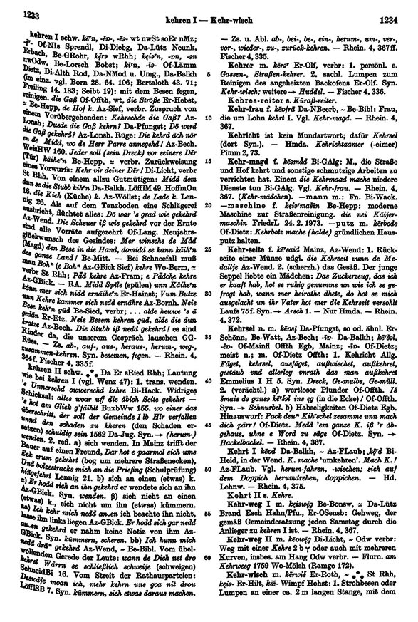 Seitenanzeige: Band 3, Spalten 1233–1234