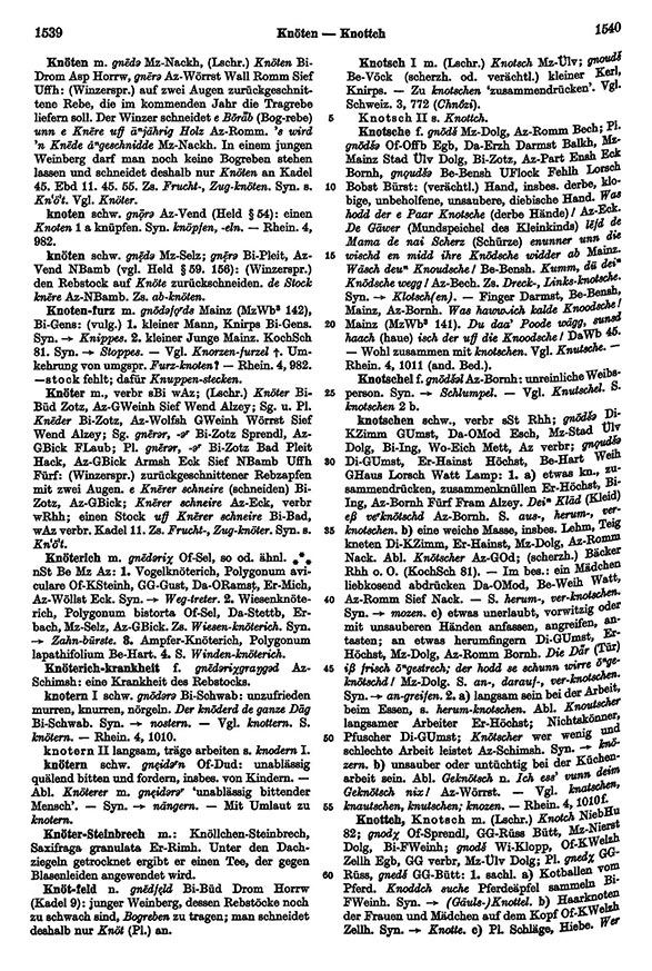 Click to enlarge Page View: Volume 3, Columns 1539–1540