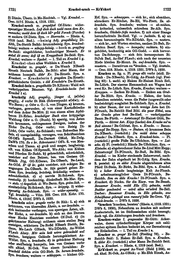 Click to enlarge Page View: Volume 3, Columns 1721–1722
