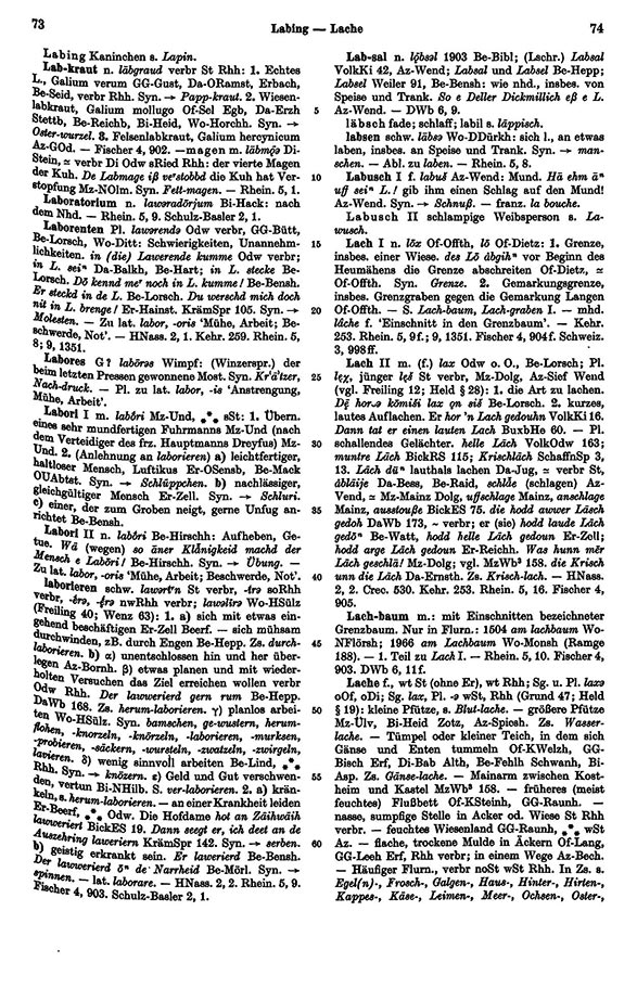 Seitenanzeige: Band 4, Spalten 73–74