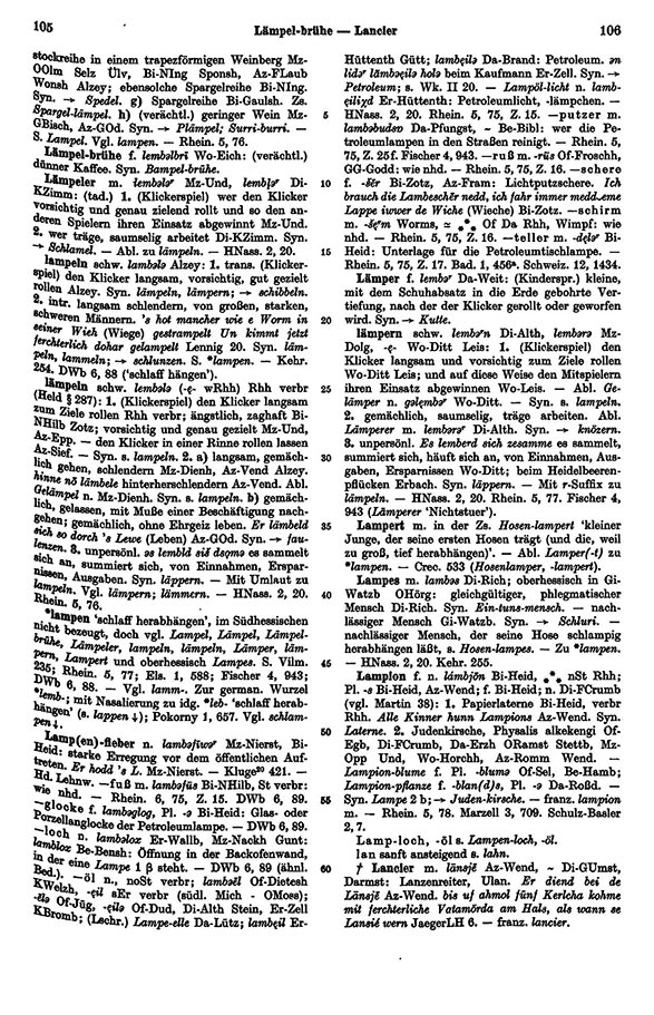 Seitenanzeige: Band 4, Spalten 105–106