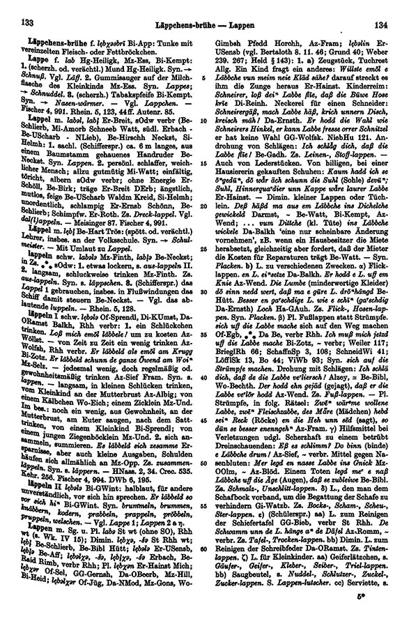 Zum Vergrößern bitte klicken Seitenanzeige: Band 4, Spalten 133–134
