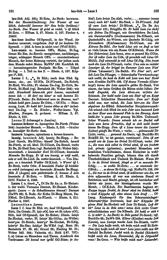 Page View: Volume 4, Columns 191–192