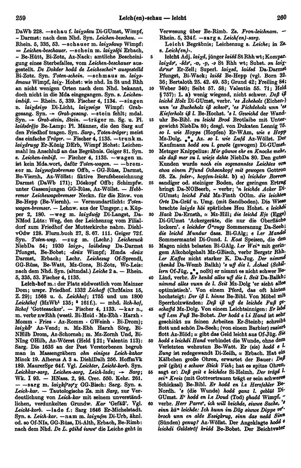 Page View: Volume 4, Columns 259–260
