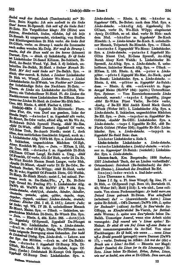 Seitenanzeige: Band 4, Spalten 353–354