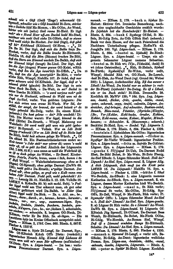 Seitenanzeige: Band 4, Spalten 421–422