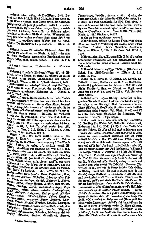 Seitenanzeige: Band 4, Spalten 491–492