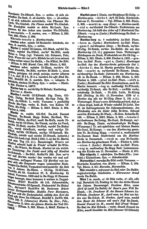 Page View: Volume 4, Columns 551–552