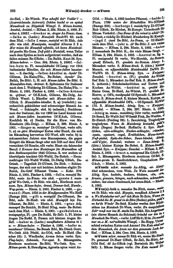 Click to enlarge Page View: Volume 4, Columns 593–594
