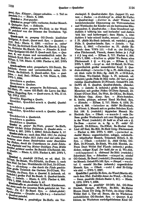 Page View: Volume 4, Columns 1123–1124