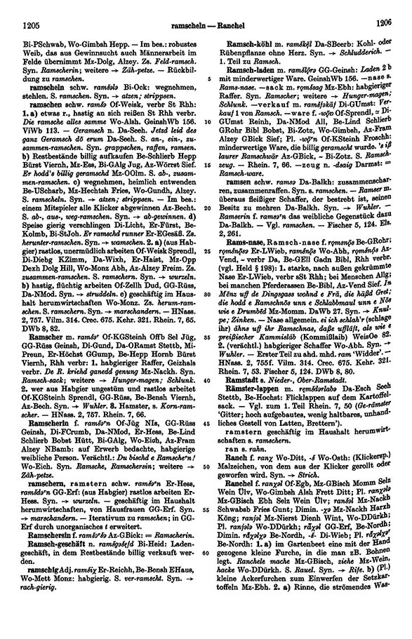 Click to enlarge Page View: Volume 4, Columns 1205–1206