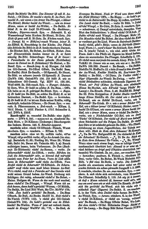 Zum Vergrößern bitte klicken Seitenanzeige: Band 4, Spalten 1261–1262